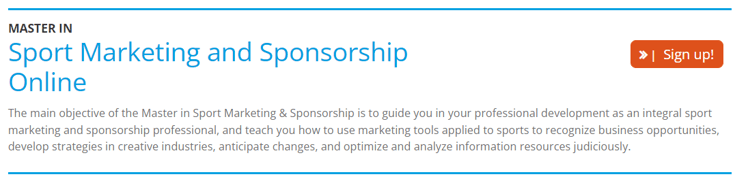 sport marketing and sponsorship online